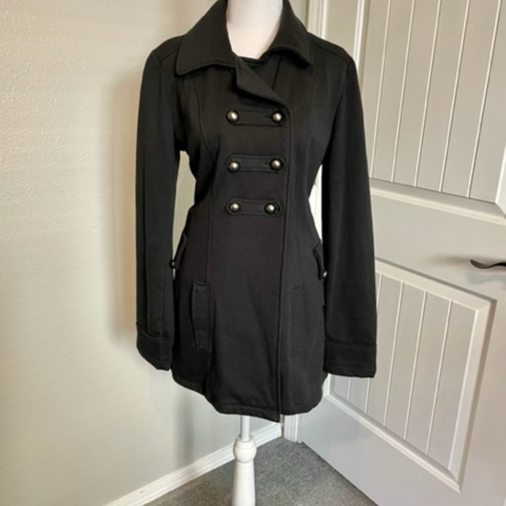 Mod Modale Military Inspired Knit Jacket - Size Large